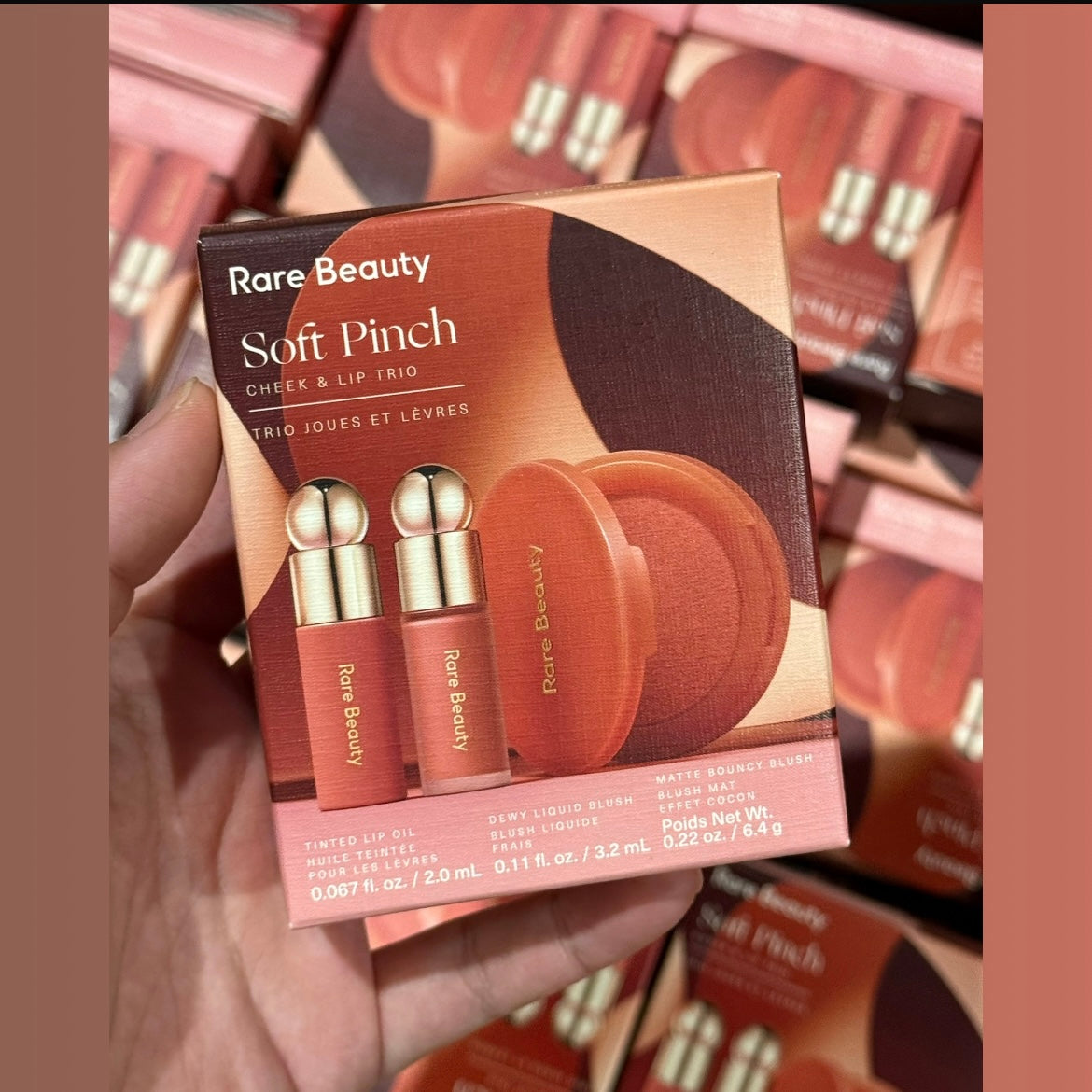 Rare beauty soft pinch cheek and lip trio set