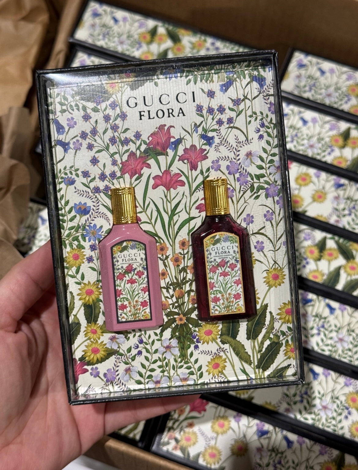 GUCCI Mini Duo Floral Gorgeous Gardenia
Perfume Gift Set
