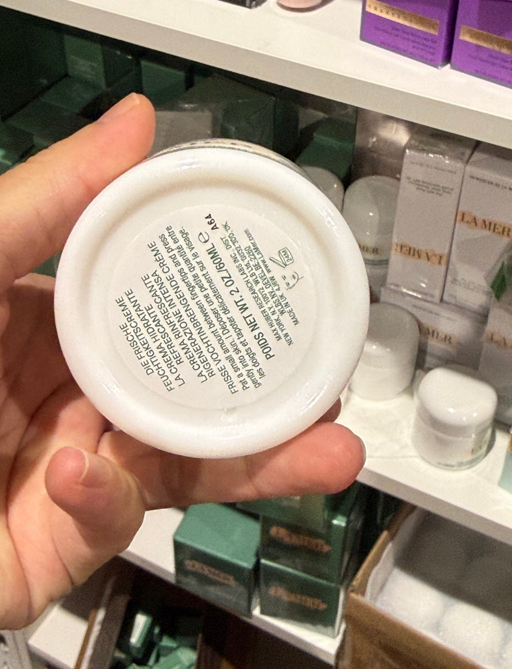 La mer fresh cream  unbox