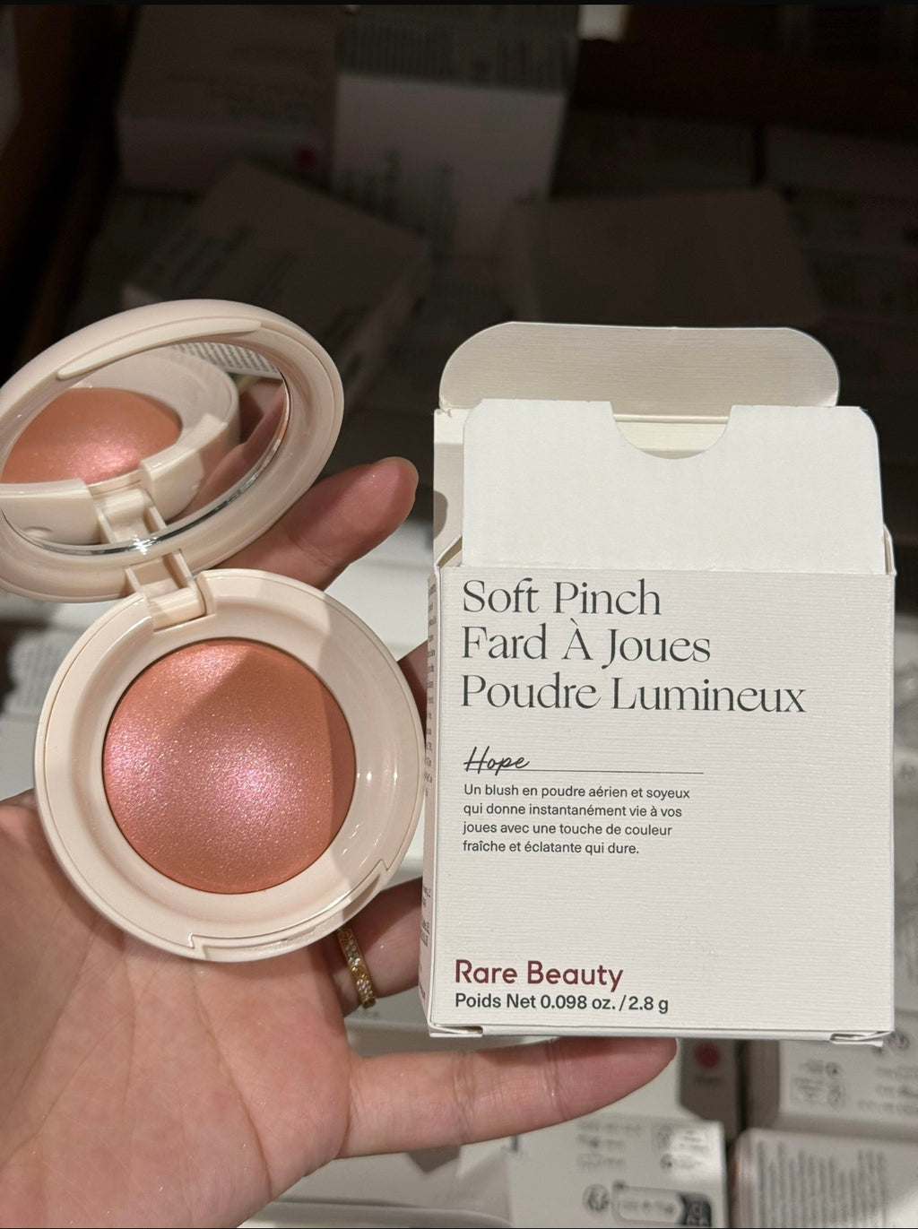 Rare Beauty by Selena Gomez 
Soft Pinch Luminous Powder Blush