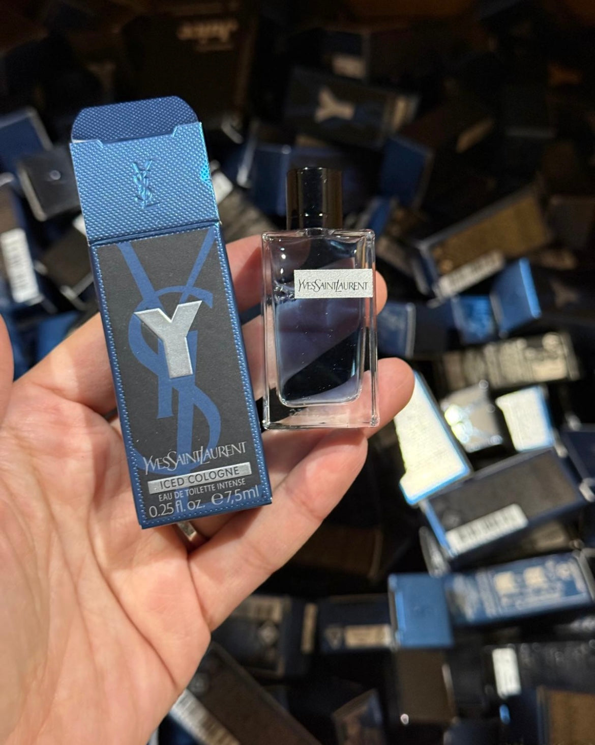 YSL Y Iced Cologne EDT Intense Mini 7.5ml dabber