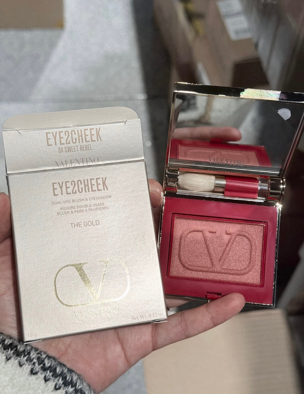 Valentino eye2cheek holiday set