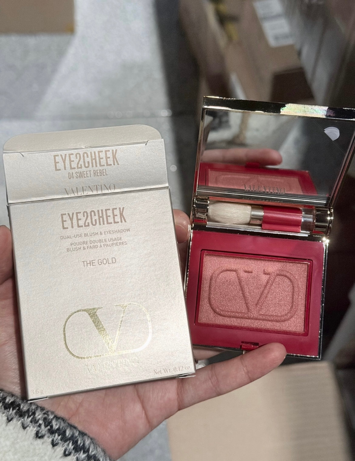 Valentino eye2cheek holiday set