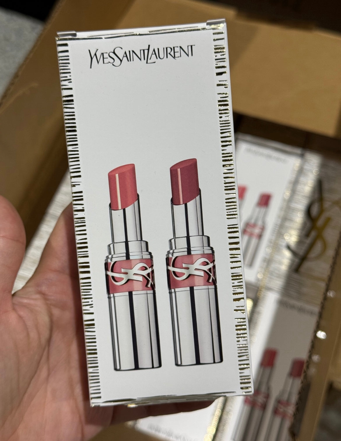 Ysl lip duo set full size #44 #213
