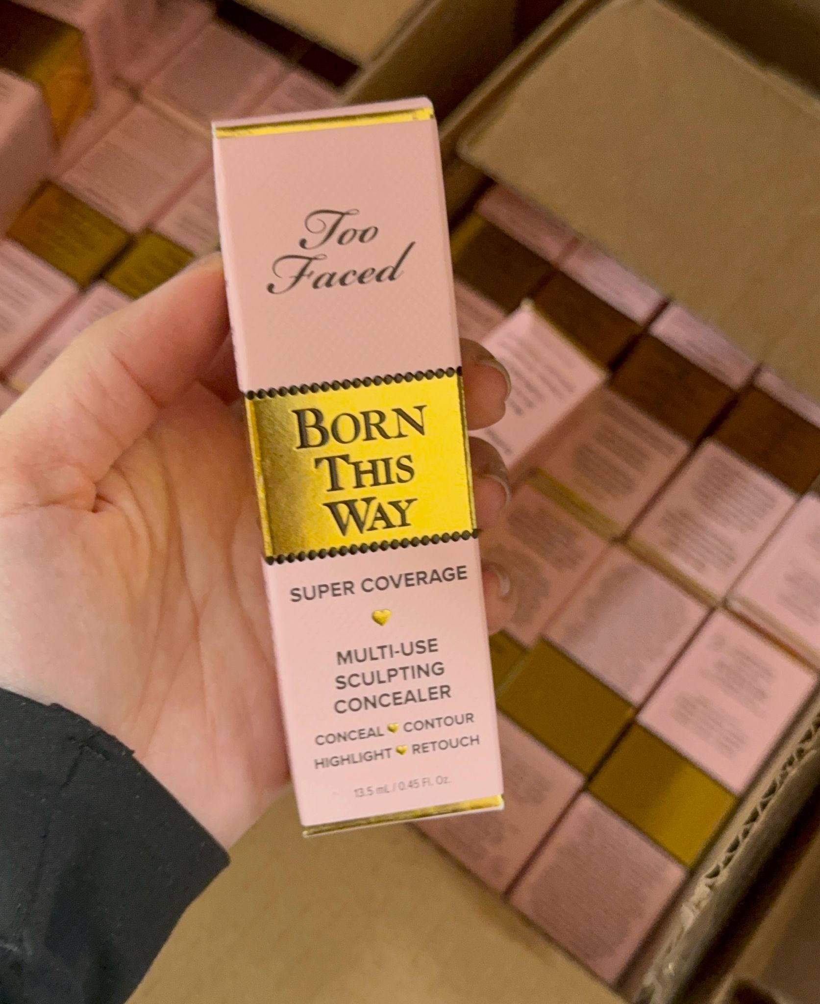 Too Faced 
Born This Way Super Coverage Multi-Use Concealer with Hyaluronic Acid