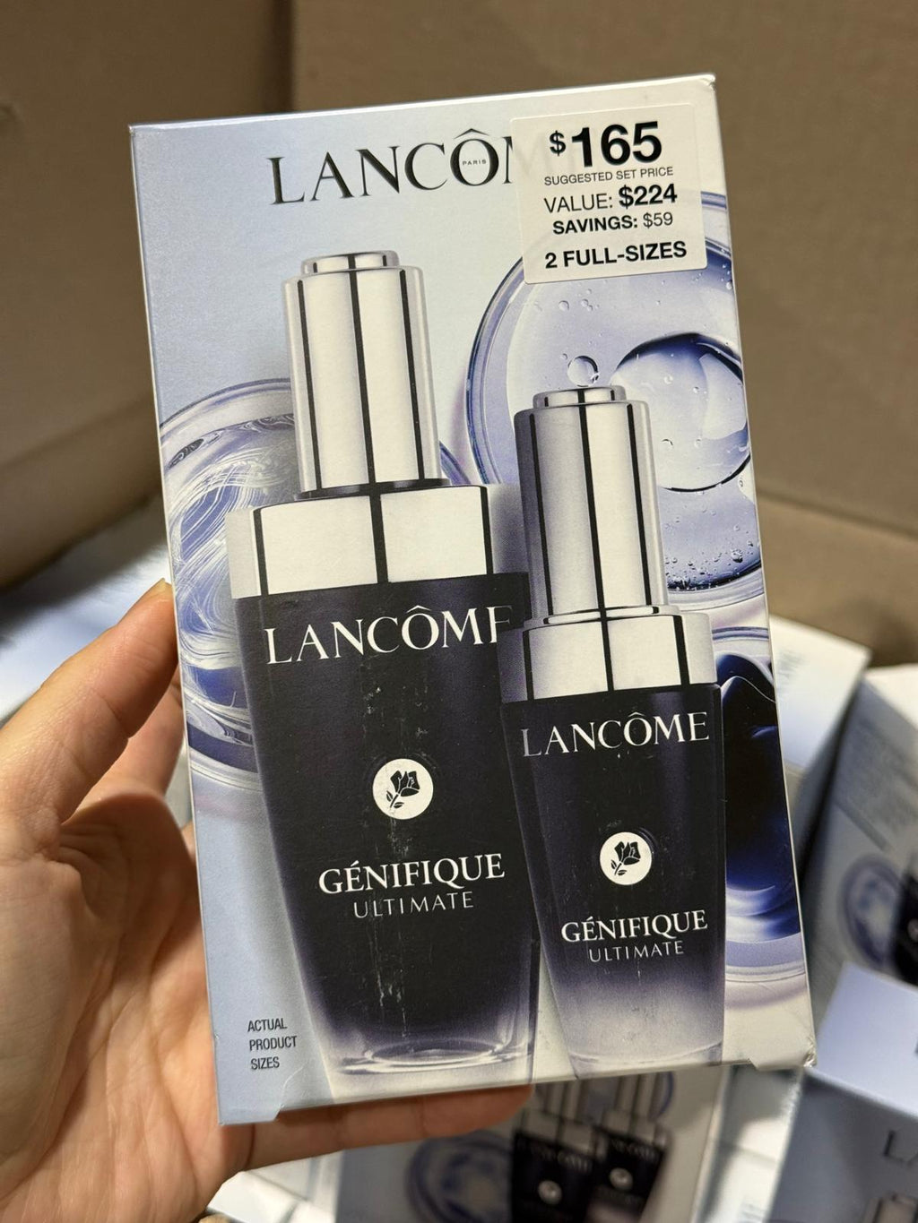 Lancôme Génifique Ultimate Anti-Aging Serum Double Full Size Set