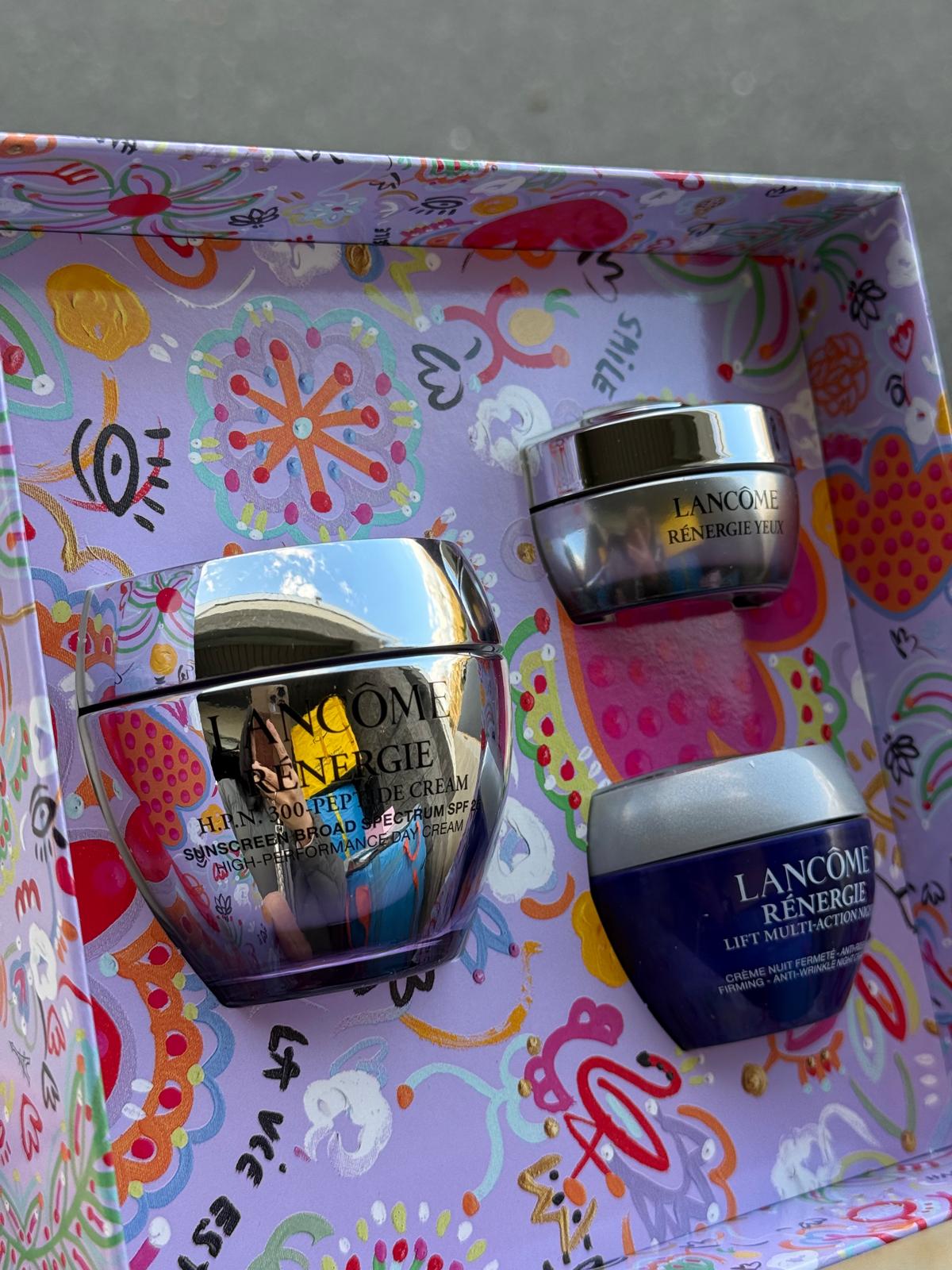 Lancôme Rénergie Anti-Wrinkle Firming Day Cream, Night Cream & Eye Cream Luxury Gift Set